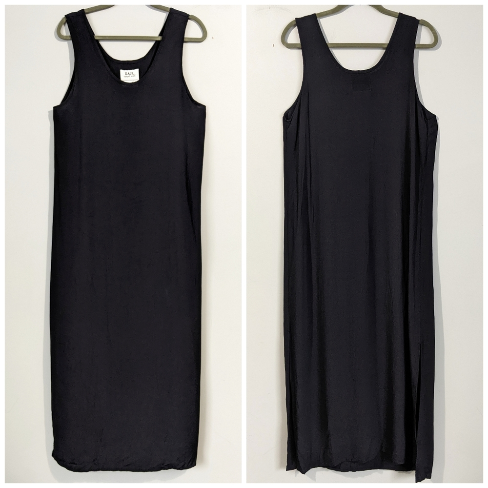 FLAX Sleeveless Side Slit Dress
